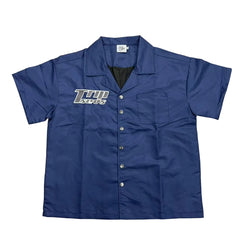 Triple Sevens Navy Blue Logo Short Sleeve Work Shirt