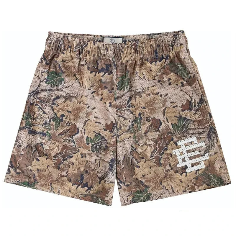 Eric Emanuel Oak Leaf Camo Mesh Shorts