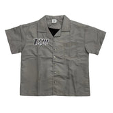 Triple Sevens Grey Logo Short Sleeve Work Shirt