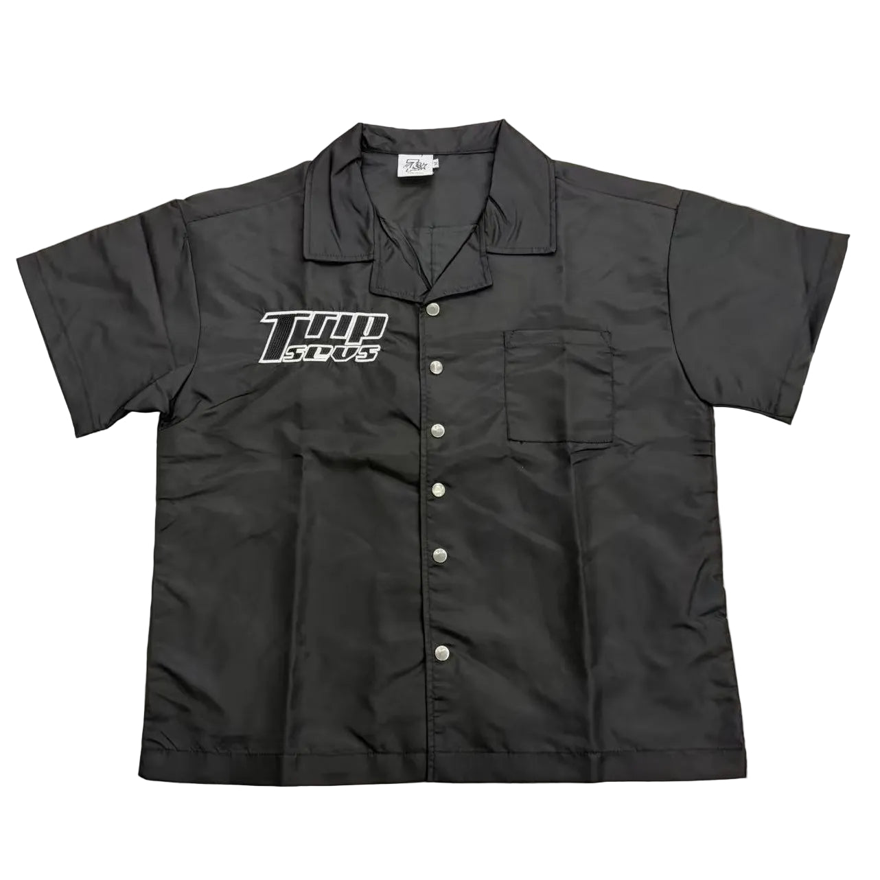Triple Sevens Black Logo Short Sleeve Work Shirt