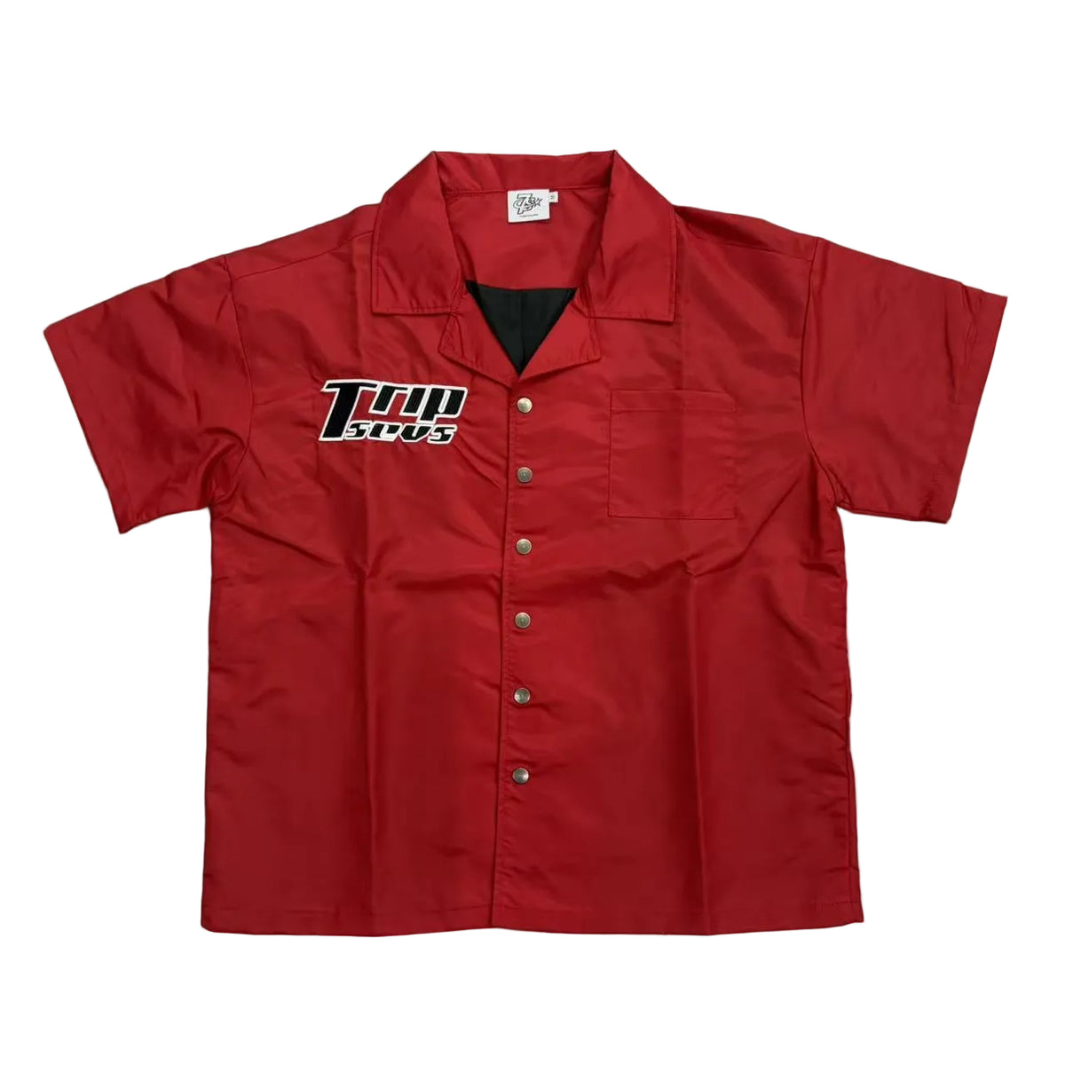 Triple Sevens Red Logo Short Sleeve Work Shirt