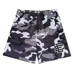 Eric Emanuel Grey Camo Mesh Shorts