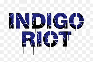 INDIGO RIOT Streetwear Logo 透明背景